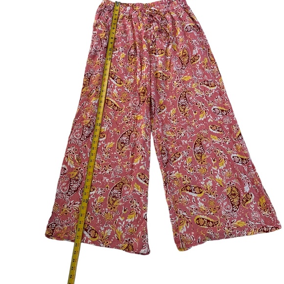 We Love Fashion Floral Wide Leg Flowy Stretchy Pants Size 2XL - Picture 4 of 16